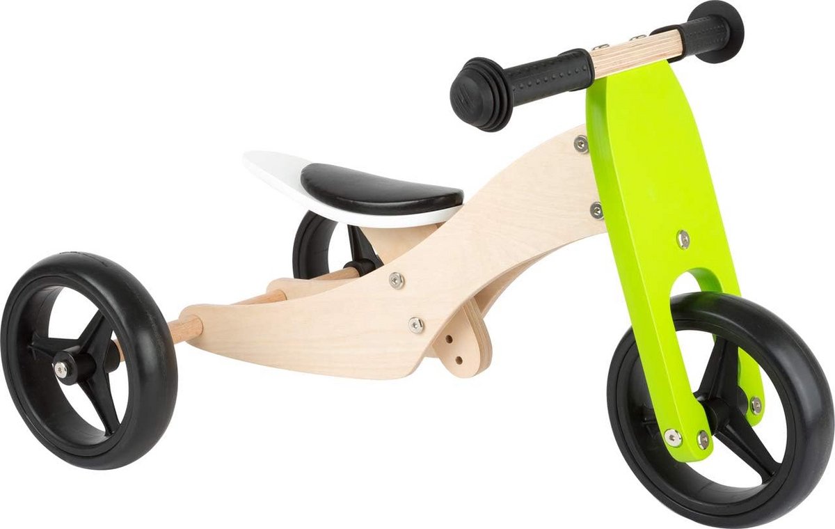 Balance bike and trike 2-in-1 - Wooden toy for children from 3 years (9101048954759)
