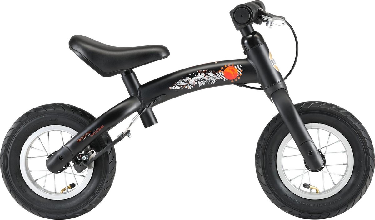 Bikestar meegroei loopfiets Sport 10 inch, zwart (4260184712748)