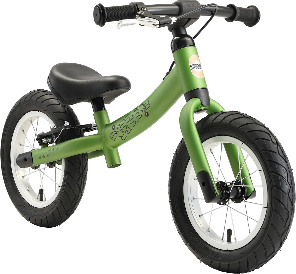 Bikestar meegroei loopfiets Sport 12 inch, felgroen (4260184710126)