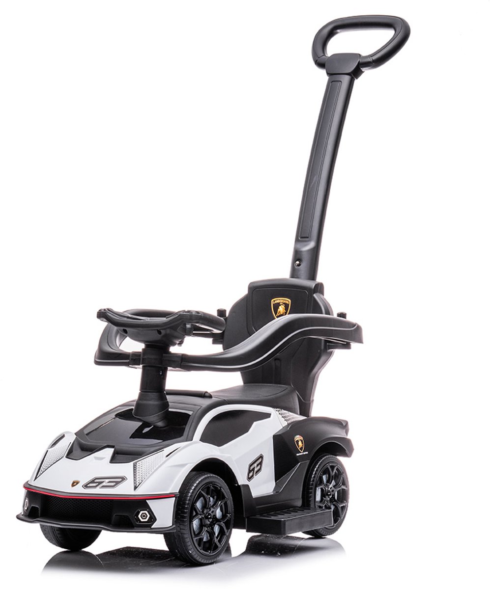 Billy Loopauto met Duwstang Lamborghini SCV12 Wit (5404016495969)