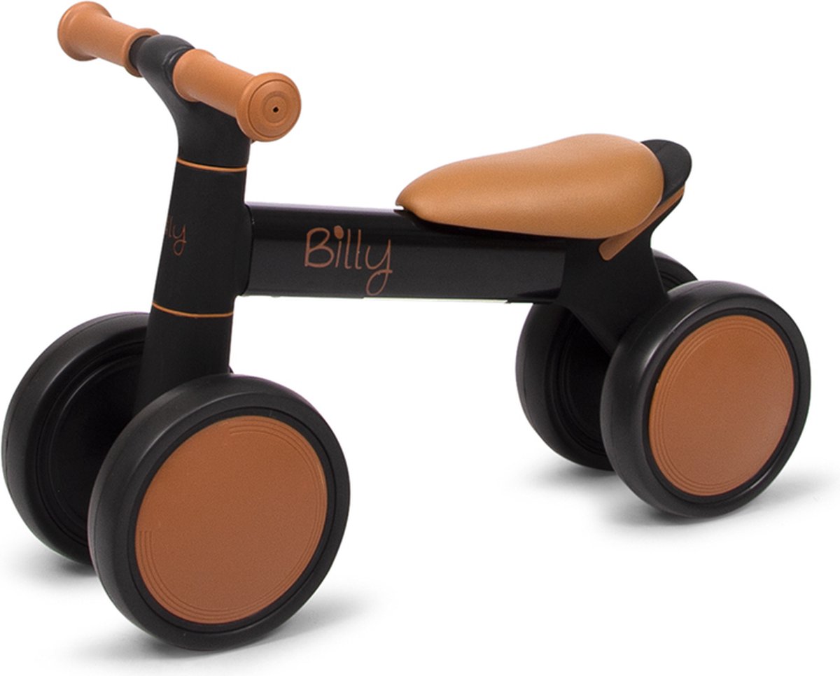 Billy Loopfiets 1 - 3 Jaar Pina Zwart - Bruin (5404016487278)