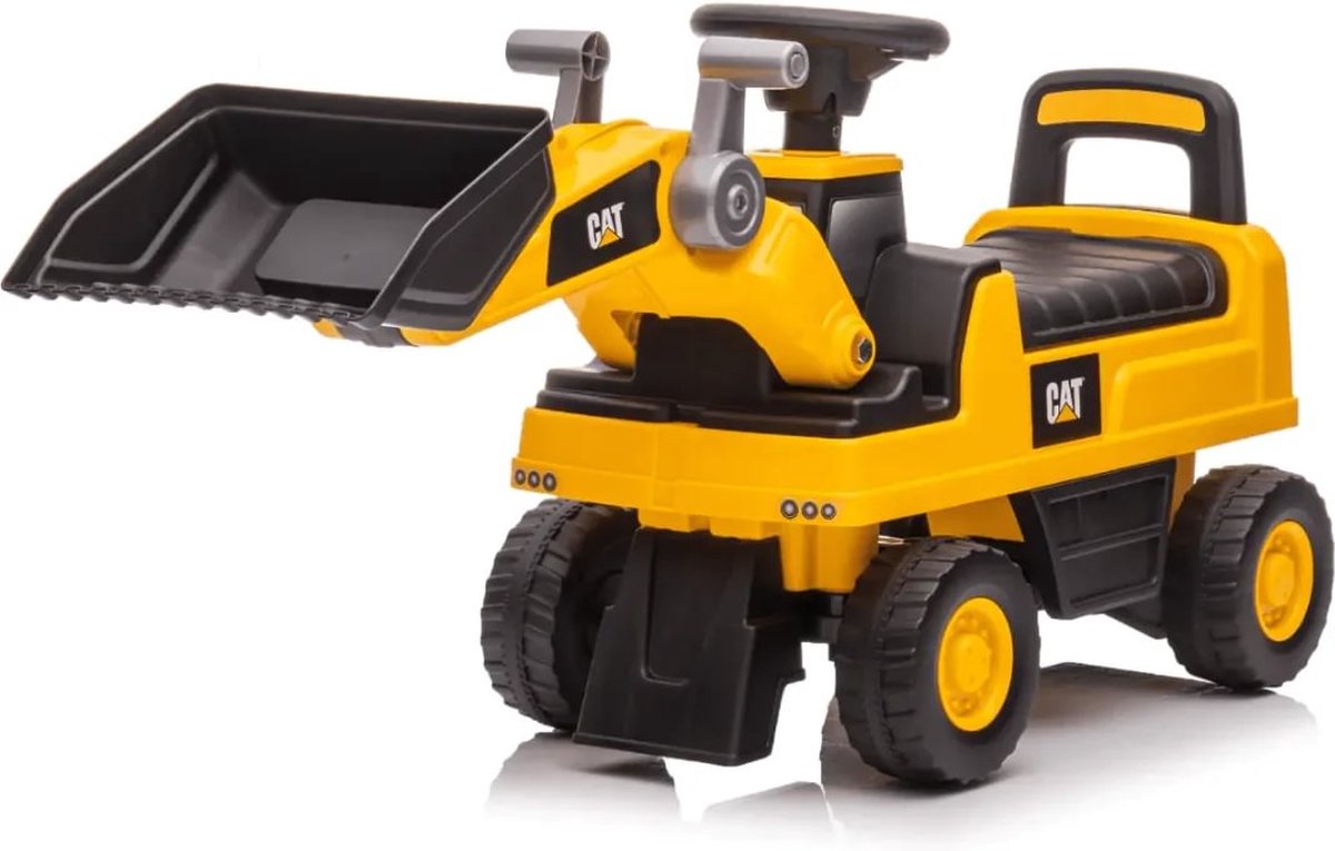 CAT Wiellader Loopauto voor Kinderen - 1 tot 3 jaar - Opbergbox - Geel (5413822540046)
