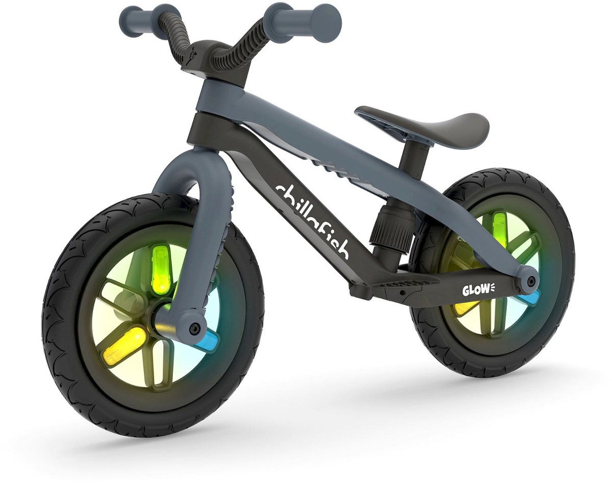 Chillafish BMXie GLOW loopfiets - Zwart (5425029652477)