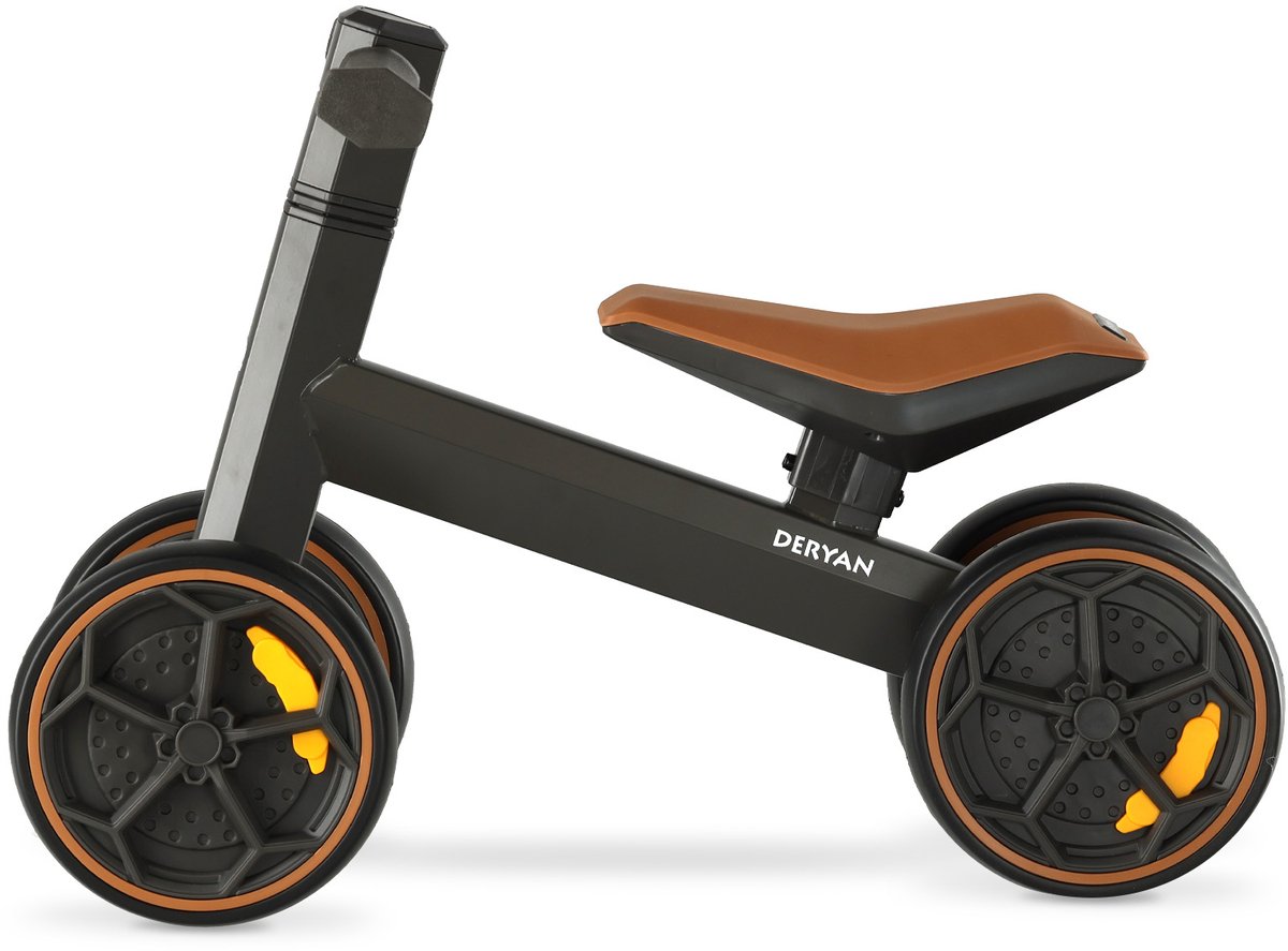 Deryan Dex Luxe Loopfiets - Zwart (8721249883293)