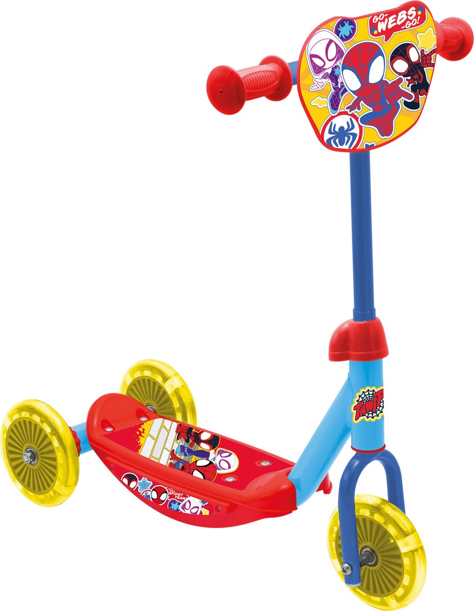 Disney Baby Spidey 3-wiel Kinderstep Jongens Rood/geel/blauw (5902308599628)