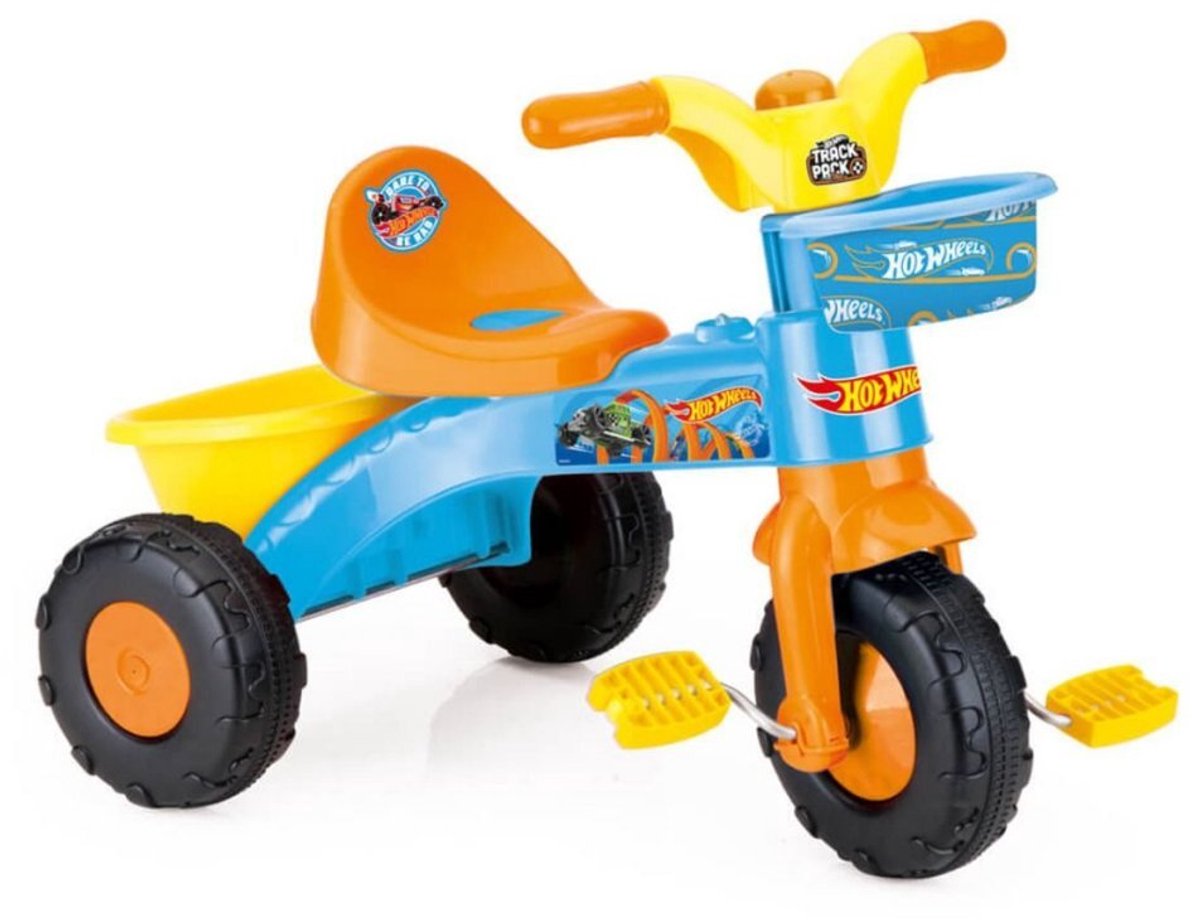Dolu Hot Wheels Driewieler + Geluid 50x64x46 cm Oranje/Blauw/Geel (8690089023063)