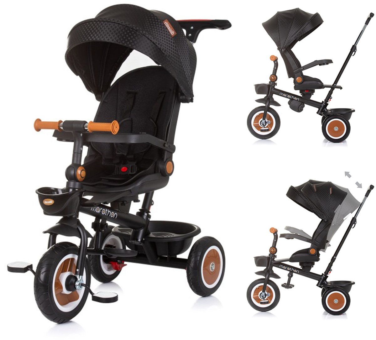 Driewieler Chipolino Marathon Obsidian (3800931062231)