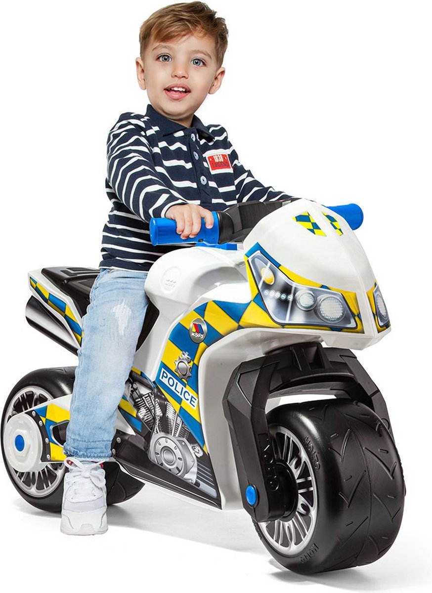 Driewieler Moltó Motorfiets Politie (73 cm) (8410963122275)