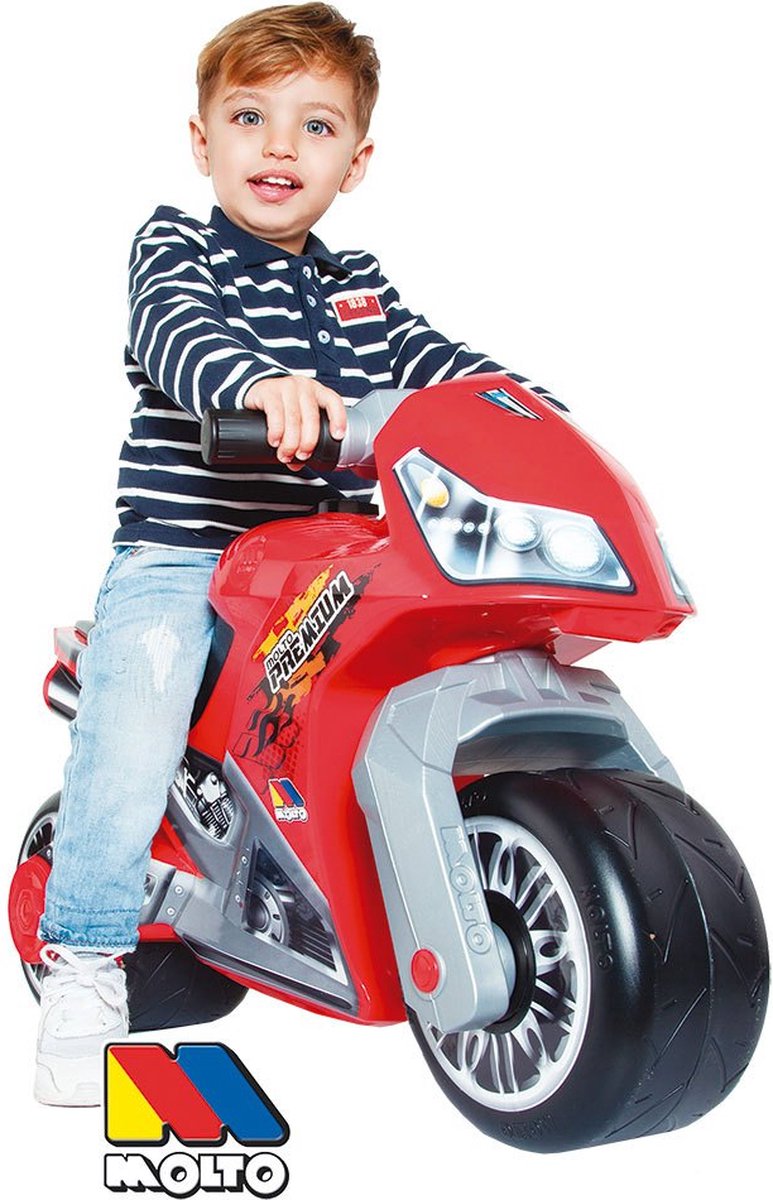 Driewieler Moto Cross | Premium Moltó | Rood | 18+ maanden | kinderloopfiets (8410963122213)