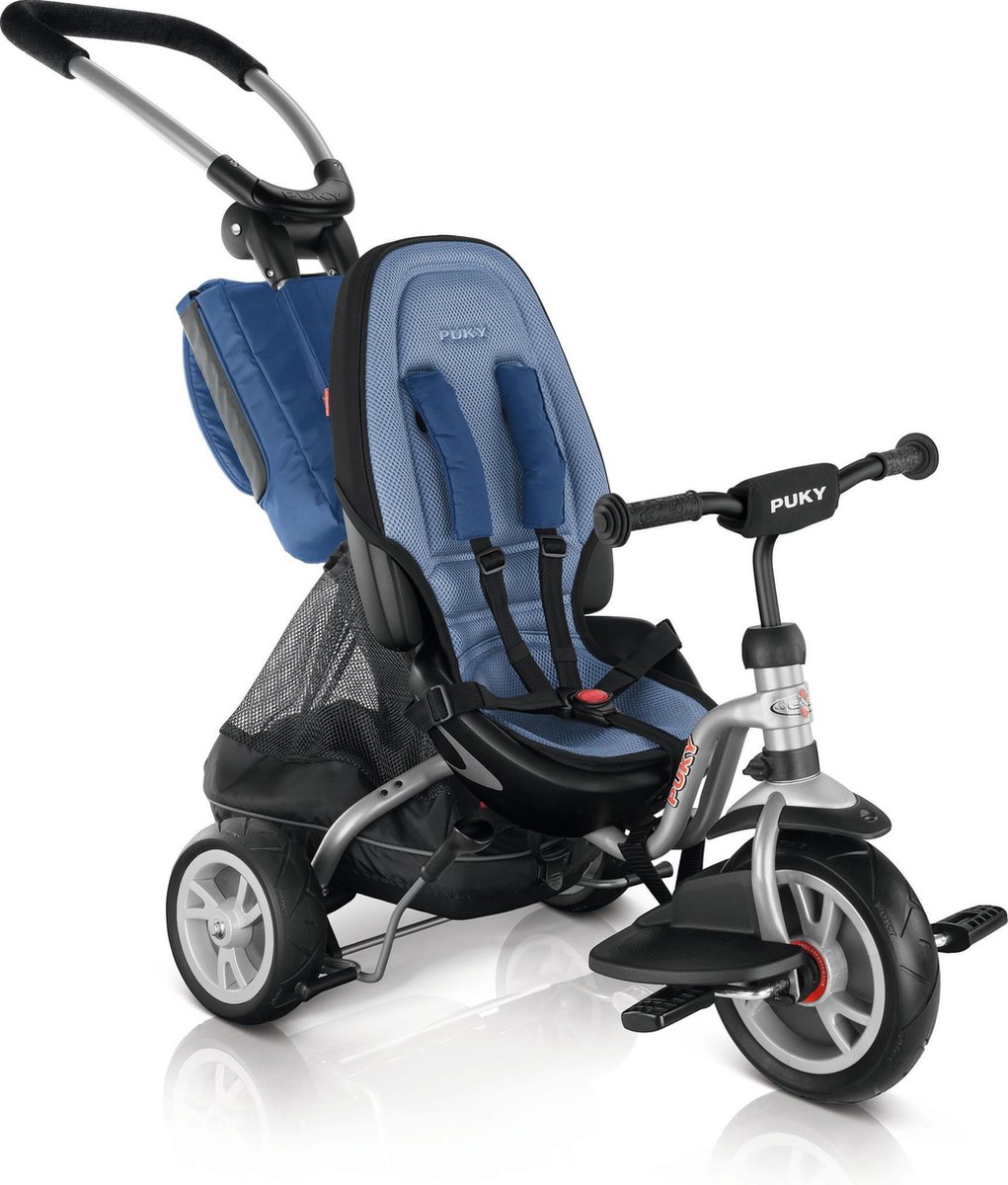 Driewieler Puky Ceety Premium zilver 18 mnd/80 cm (4015731024122)