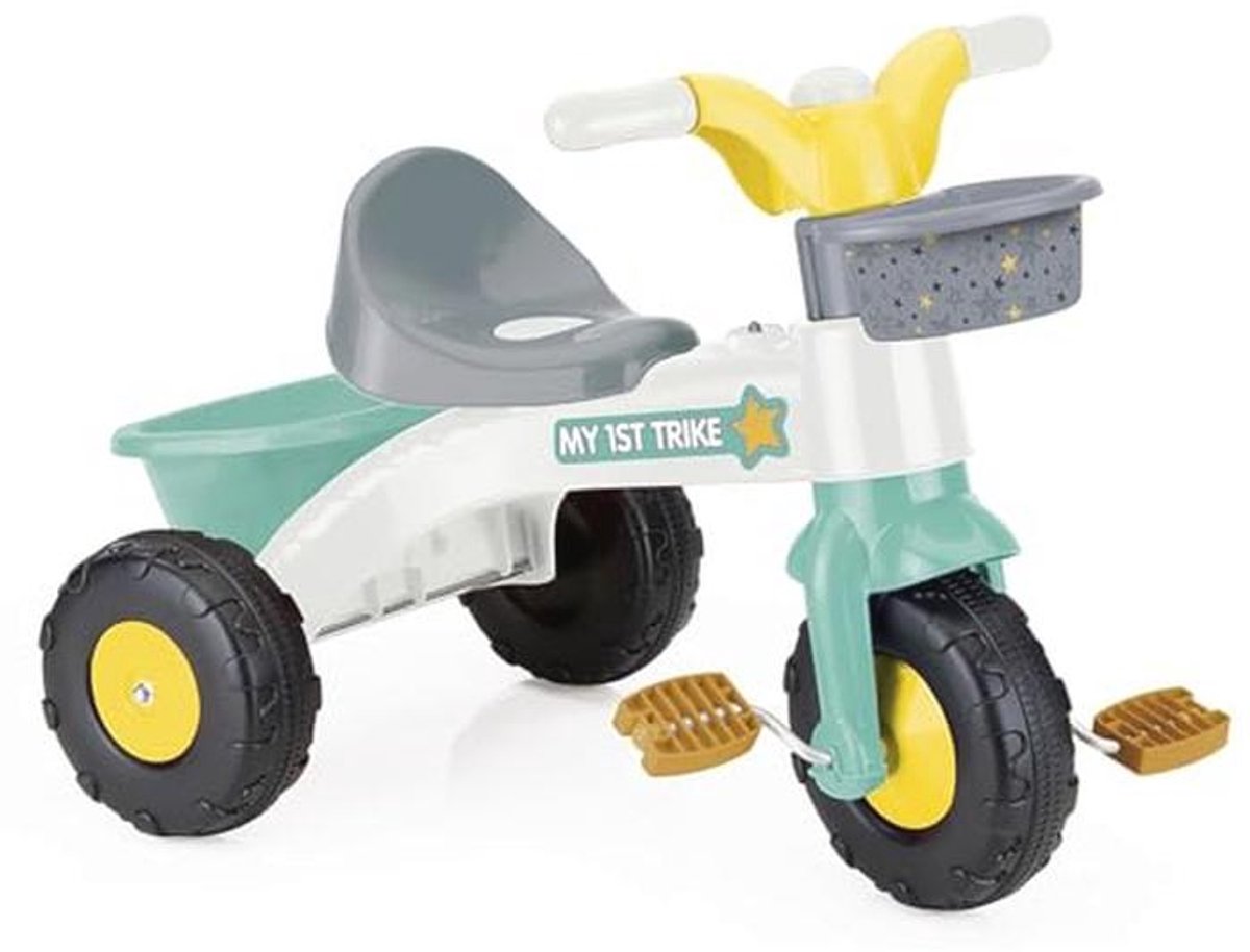 Driewieler in Pastel Kleuren - Wit, Groen & Grijs (9101012983006)