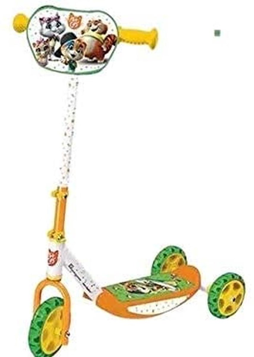 Driewieler voor Kinderen vanaf 3 Jaar - Kleurrijke Scooter met Leuke Motieven (9101046934456)