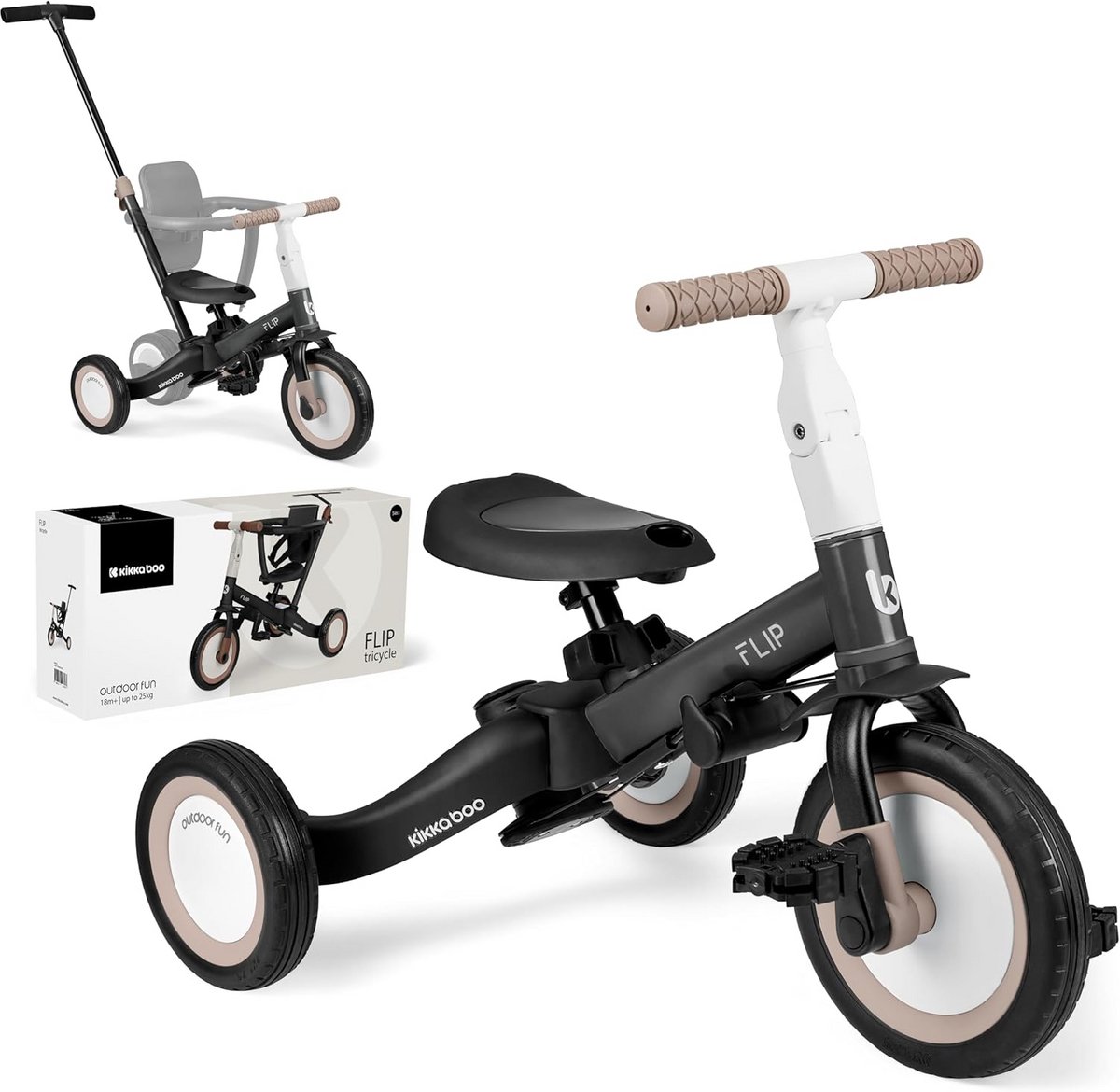 Driewieler voor baby's 5-in-1 met verstelbare zitting en stuur (9101043053877)