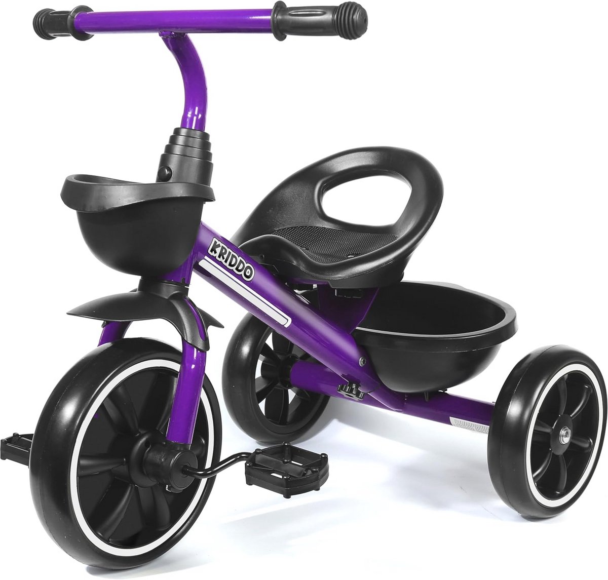 Driewieler voor kinderen van 2 tot 5 jaar - Paars - Perfect cadeau voor peuters (9101018447052)