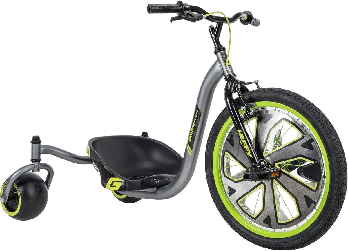 Drift Trike Driewieler voor Stunts en Driften - Actierijke Avonturen in Groen, Grijs en Zwart (6151811822818)