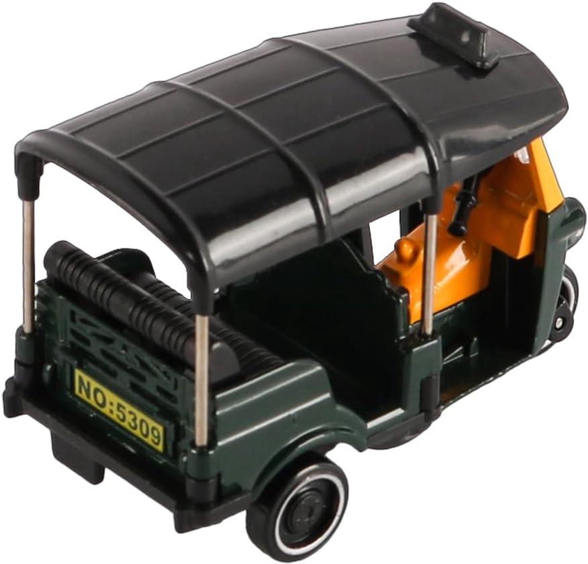 EGoods - Vintage driewieler Bureaudecoratie Taart Topper Woondecoratie Retro Auto Ontwerp 8x4x5.5cm (8785343773973)