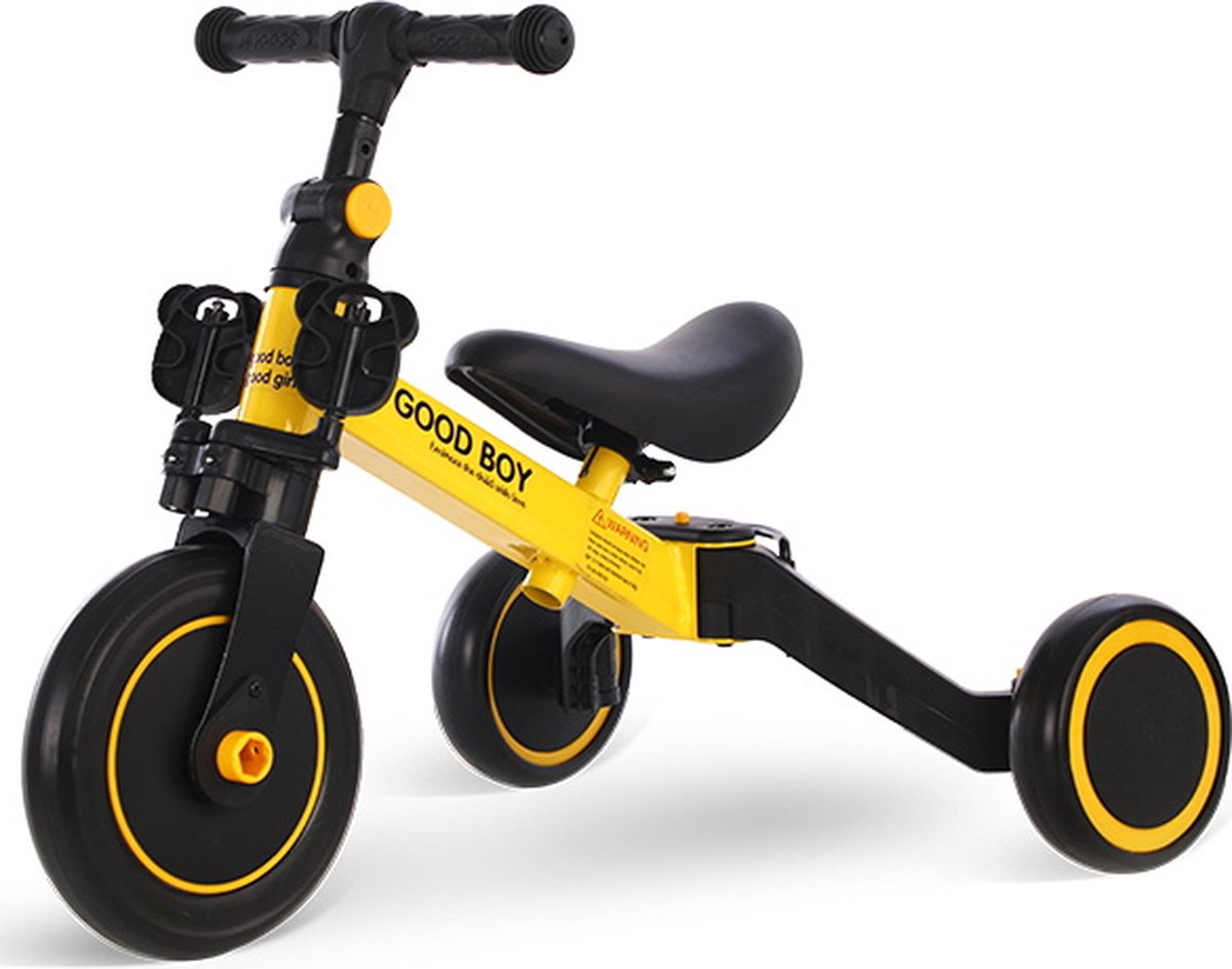 Eco Toys Geel 4-in-1 Loopfiets HC492494 (8720289391539)