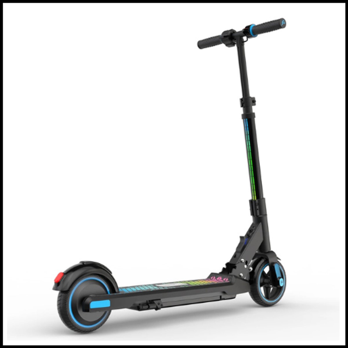 Elektrische Step voor Kinderen - 6,5 Inch - Opvouwbaar - LED-Scherm - 3 Snelheden tot 15 km/u - Verstelbaar Stuur - Kleurrijke LED-Verlichting - Voor Kinderen van 6-12 Jaar - Lichtgewicht en Veilig (6151802543500)