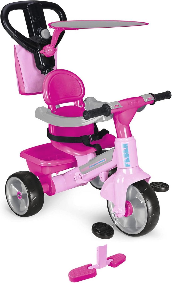 Evolutionaire Driewieler voor Baby's met Muziekspeelgoed - Geschikt voor 9 Maanden tot 3 Jaar - Roze (9101018409159)