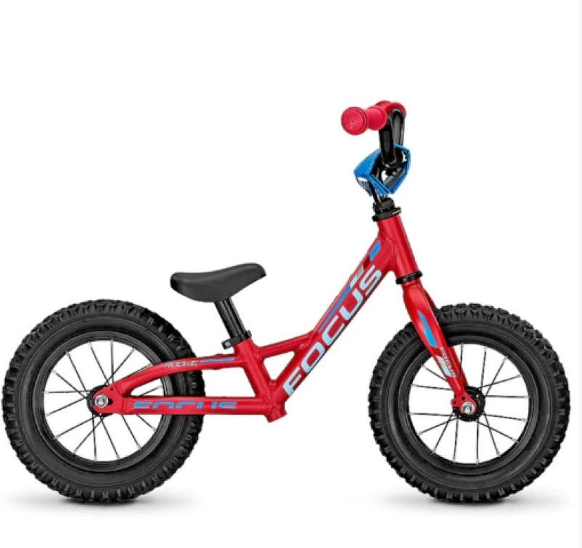 Focus Raven Rookie - loopfiets - kinderfiets - 12 inch - Rood/roze (4000990208086)