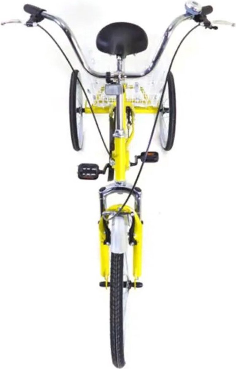 Gran Vida® - Driewieler - Geschikt voor Volwassenen - Opvouwbaar - 20 Inch - Enkelvoudige Versnelling - Groot Draagvermogen - Handrem (6151936036060)