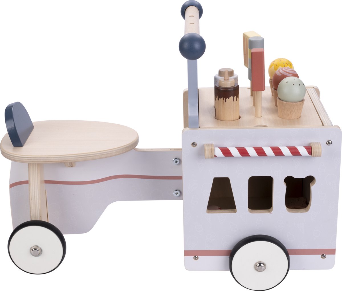 Houten Loopfiets Ijskar Jack & Jacky (8716096020199)