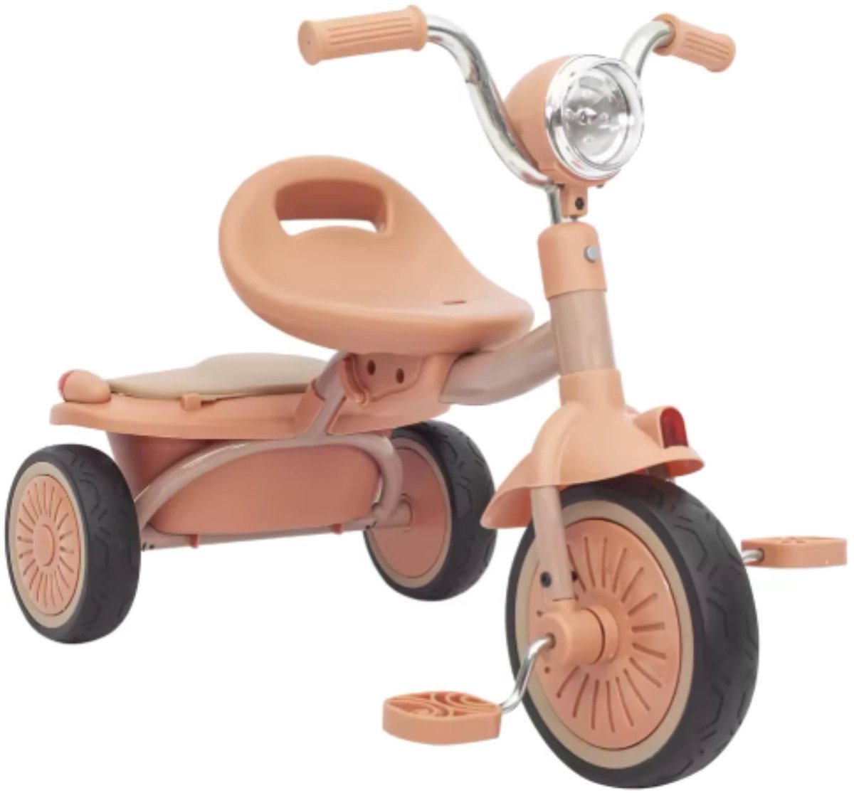 Kinder driewieler Tavien 6-in-1 - Voor kinderen - Kinderfiets - Babyfiets - Peuterfiets - Roze/zwart - 1 tot 5 jaar (8721052070743)