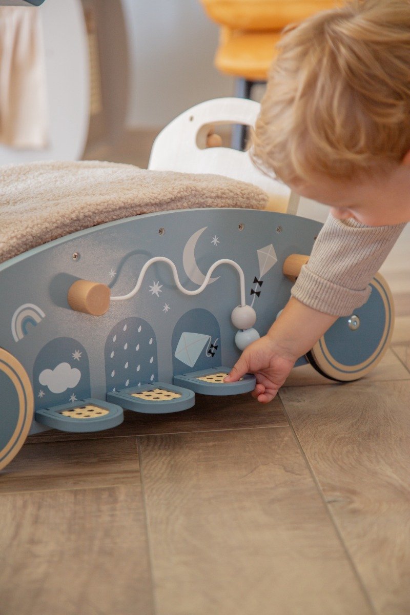 Label Label Olijfgroen Houten 3-in-1 Looptrainer / Loopauto (5420067910336)