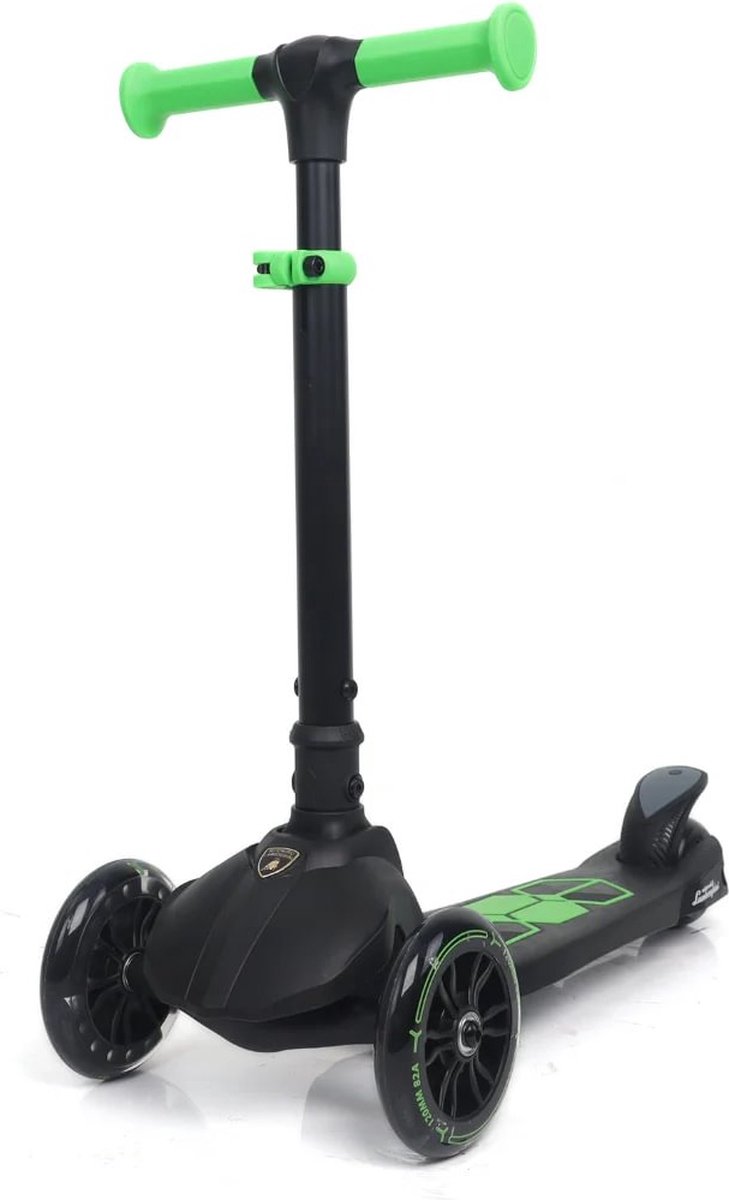 Lamborghini Kinderstep - met 3 wielen - Verstelbaar - 3 tot 6 jaar - Zwart (5413822552315)