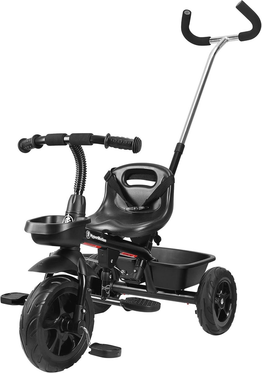 Lichte kinderdriewieler met handvat voor ouders - Geschikt voor 1-4 jaar, tot 20 kg, met altijd opgeblazen wielen (6151804545557)