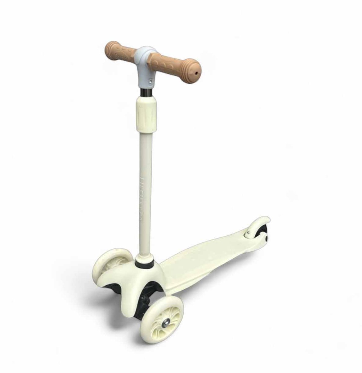 Liefjes & Co Kinderstep - 3-wielen Step - Met Lichtgevende Wielen - 2-6 jaar - Vanille Beige (8720364901790)