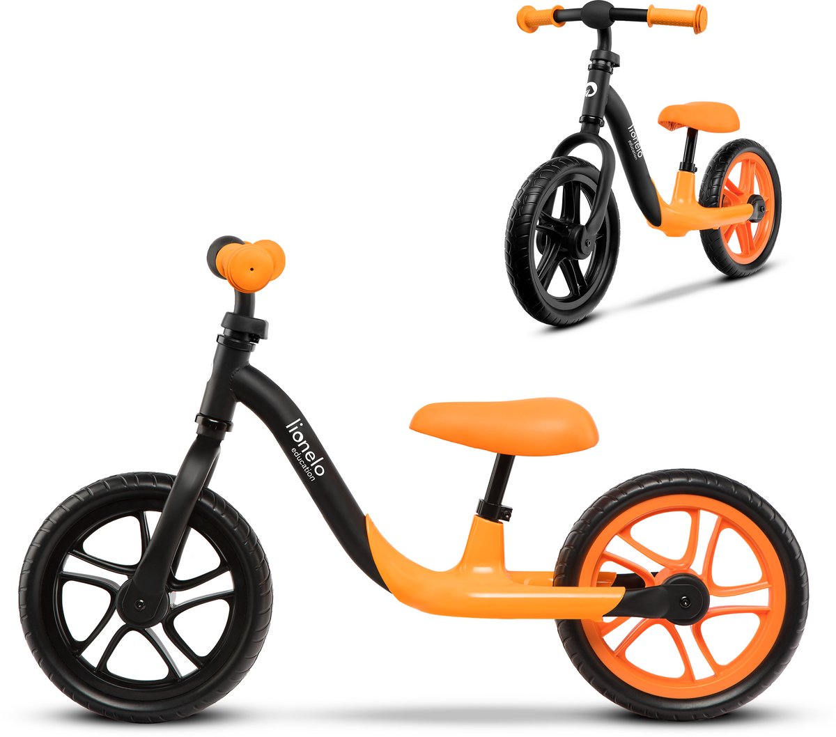 Lionelo Alex - Loopfietsen - Voor kinderen 3 tot 6 Jaar - tot 30kg - 12' EVA-schuimwielen - Balance Bike - Baby Fiets - Voor Jongens en Meisje (5902581657589)