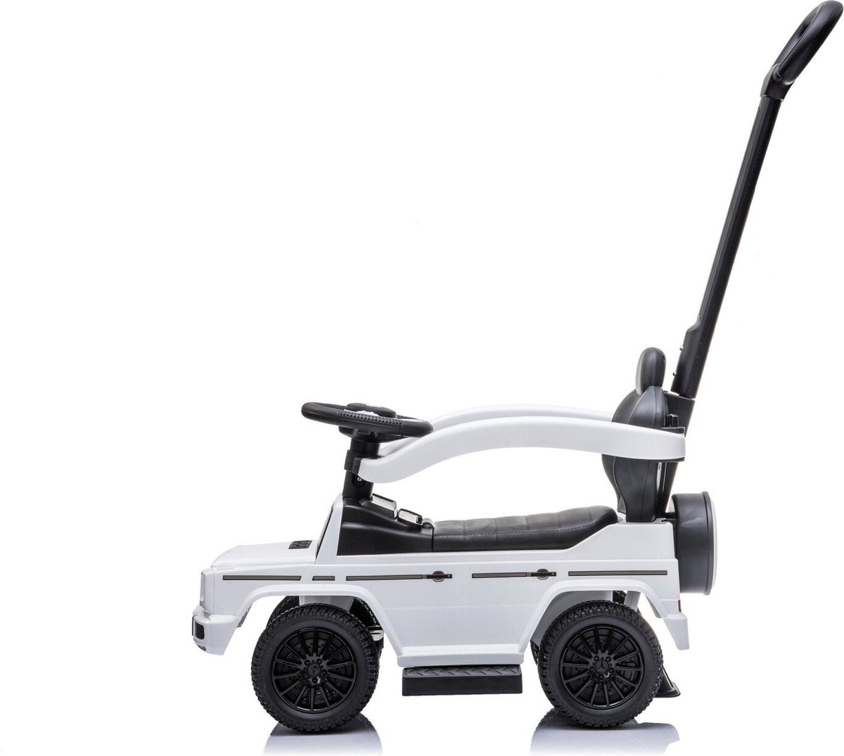 Loopauto - Mercedes Benz G350 - met duwstang - wit (8720602821293)