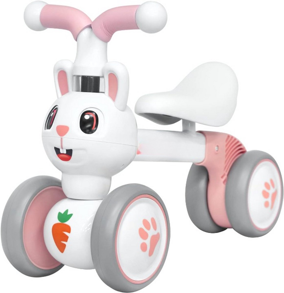 Loopfiets 1 Jaar - Balance Bike Voor Meisjes En Jongens - Leren Lopen - 4 Wielen - Hare (6152124098006)