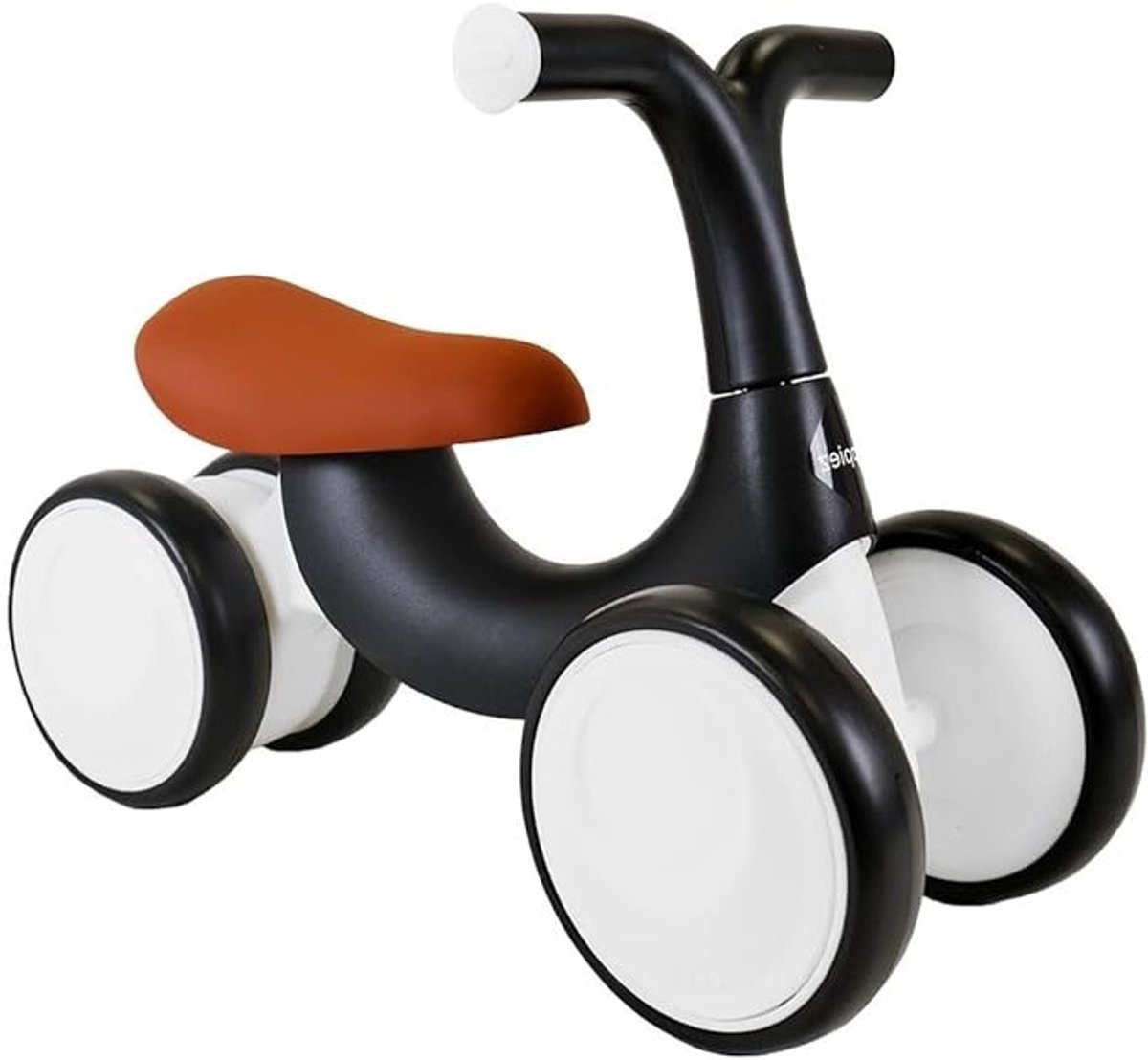 Loopfiets 1 Jaar - Balance Bike Voor Meisjes En Jongens - Leren Lopen - 4 Wielen - Zwart (6152124097085)