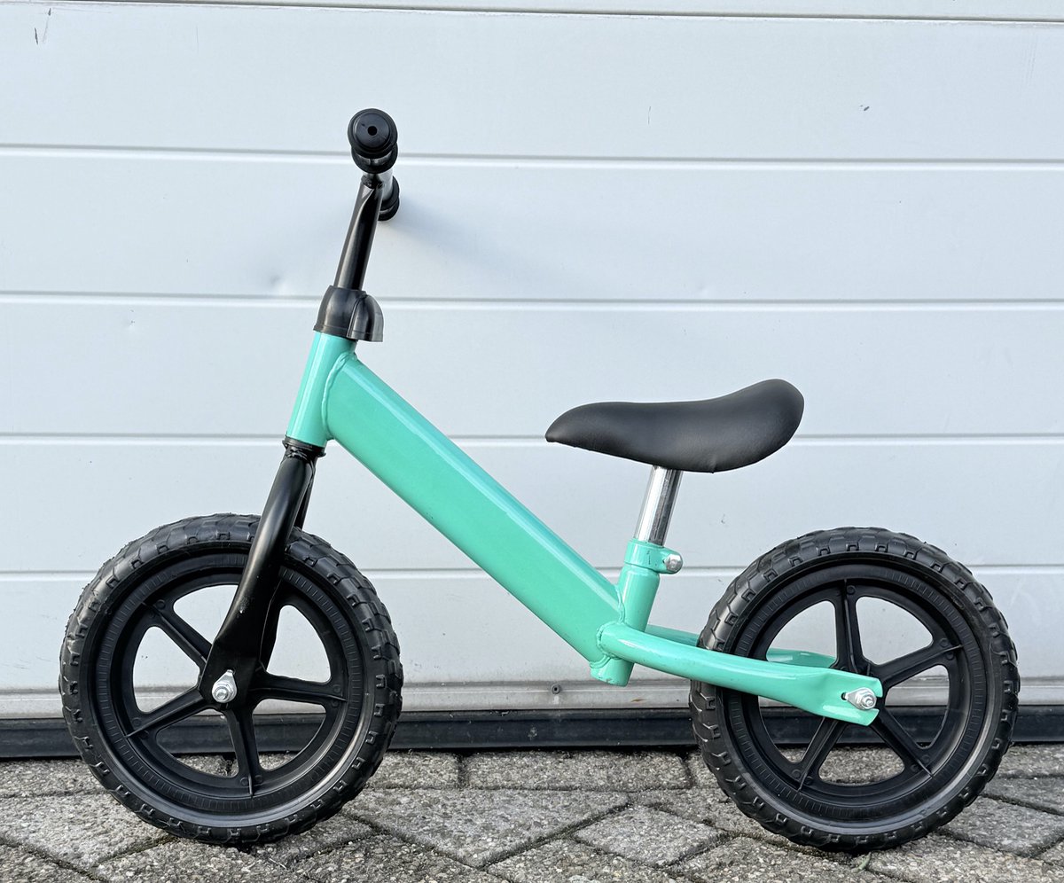Loopfiets 10 inch voor kinderen Rood - Balance Bike jongens & meisjes - Verstelbaar zadel (8721325560162)