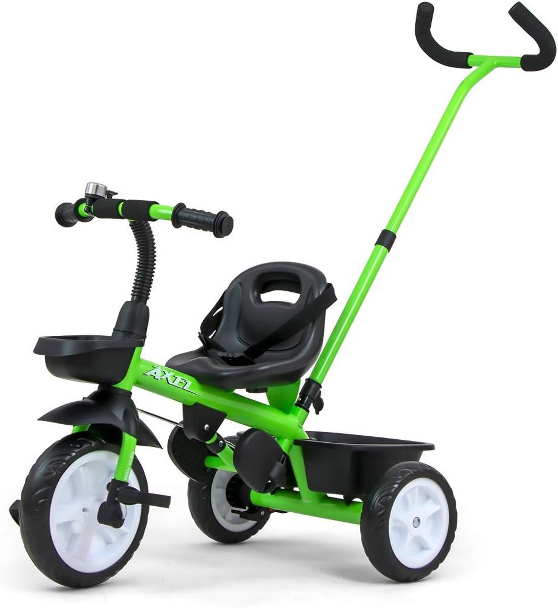 Loopfiets Driewieler voor Peuters en Kinderen Groen - GroeiPlus Fiets (9101053312421)