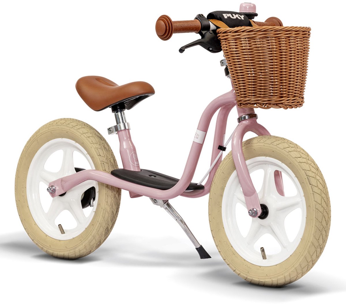 Loopfiets - Puky LR 1L - Vanaf 2,5 jaar - Met Handrem en Mandje - Retro Roze (4015731031014)