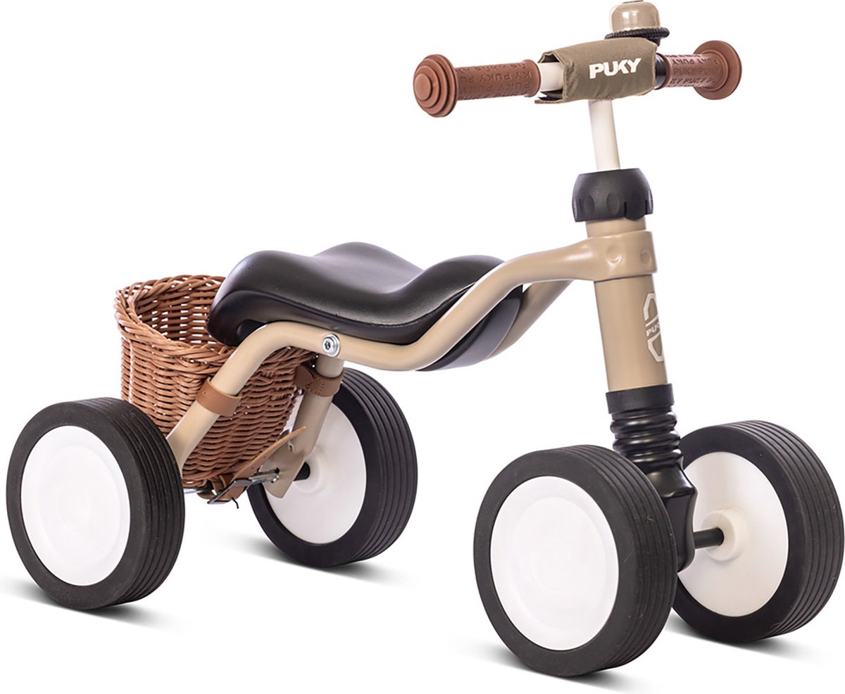 Loopfiets - Puky Wutsch - Beige - Met mandje en fietsbel - Vanaf 1,5 jaar (4015731030376)
