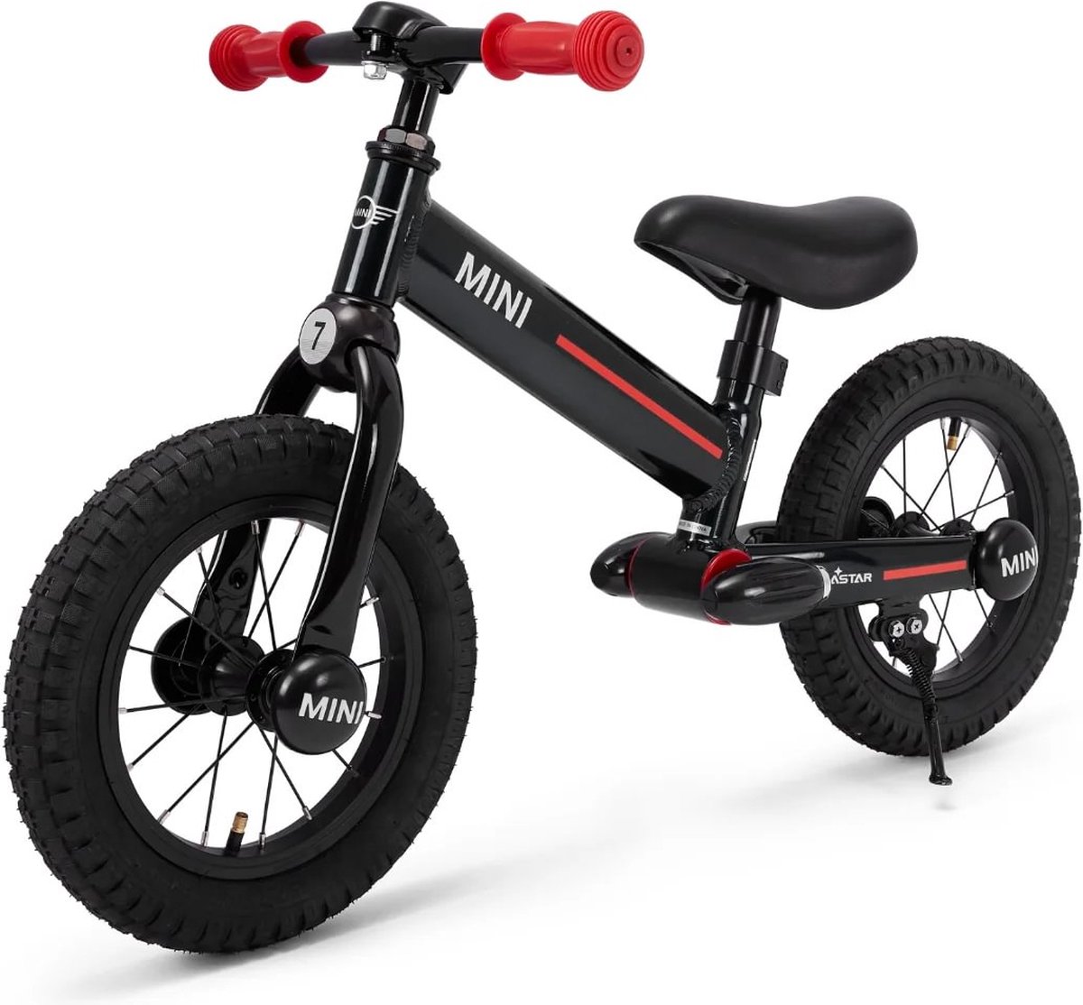 MINI Loopfiets voor Kinderen - 12 wielen - 3 tot 6 jaar - Zwart (5413822552889)