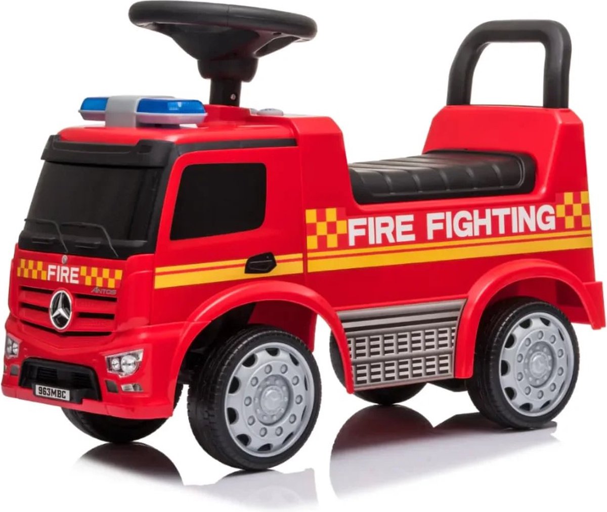 Mercedes Antos Brandweer Loopauto - voor Kinderen - tot 3 jaar - Rood (5413822544303)