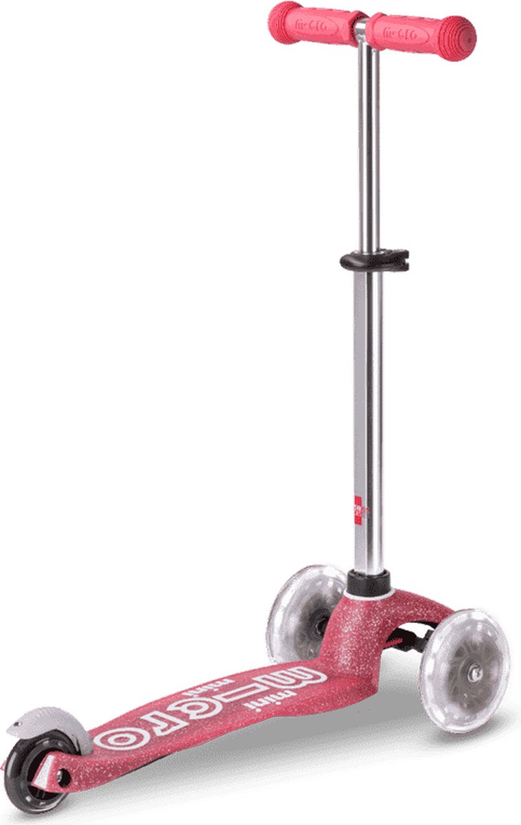 Micro Mini Micro scooter Deluxe | step / scooter in de kleur roze voor kinderen van 2 tot 6 jaar | max 50 kg (7630053557300)