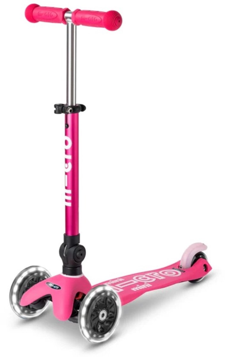 Micro Mini Micro step Deluxe | step / scooter in de kleur roze voor kinderen van 2 tot 6 jaar | max 50 kg (7630053556723)