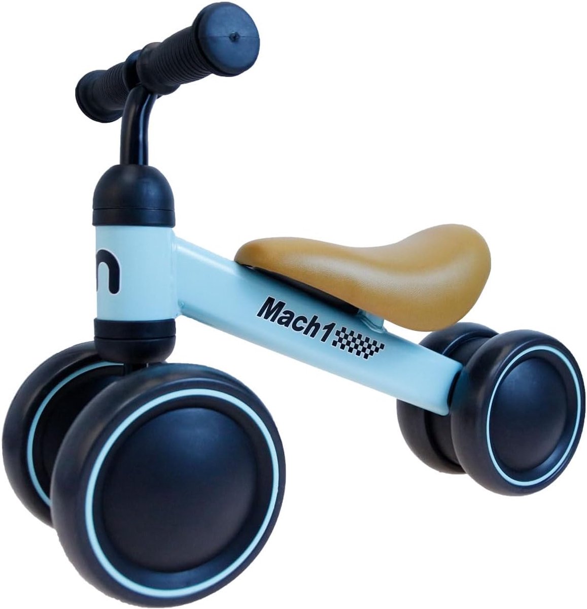 Mini loopfiets voor peuters 1-3 jaar met zachte stilwielen (8721316445911)