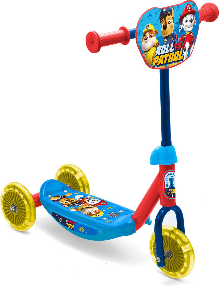 Nickelodeon Paw Patrol 3-wiel Kinderstep Jongens Blauw/rood/geel (5905427340157)