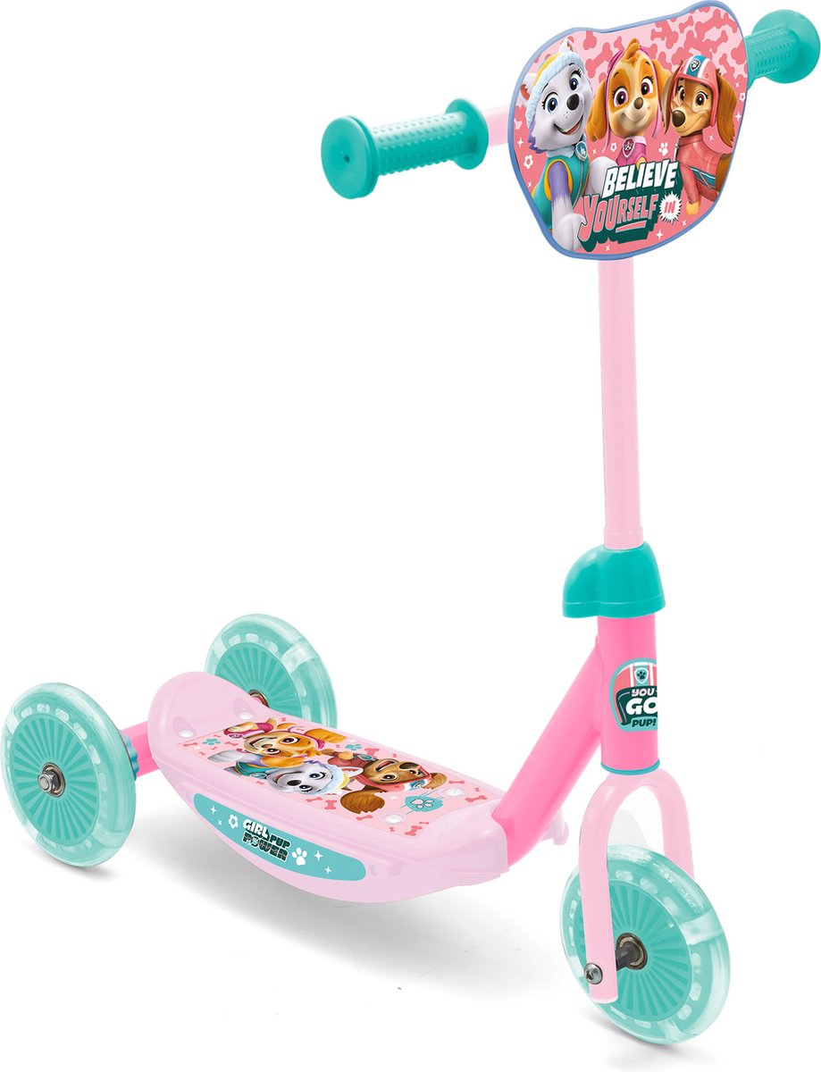 Nickelodeon Paw Patrol 3-wiel Kinderstep Meisjes Roze/lichtblauw (5905427340140)