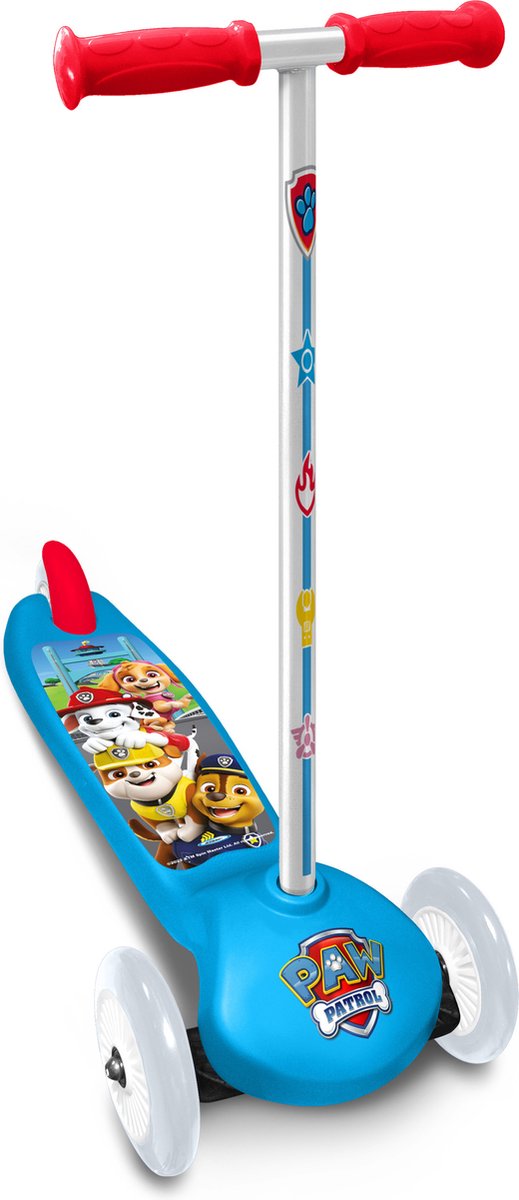 Nickelodeon Paw Patrol 3-wiel Kinderstep Voetrem Blauw (3496274500457)