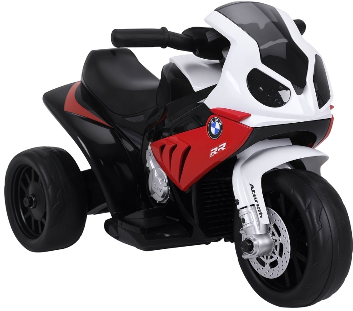 Officieel BMW S1000RR Driewieler, Elektrisch Motorfiets, Met Muziek en Werktuig, Veilig 2.5 km/h, Rood Design, Ideaal voor 1.5-3 Jaar, Binnen- en Buitengebruik (4853222322629)