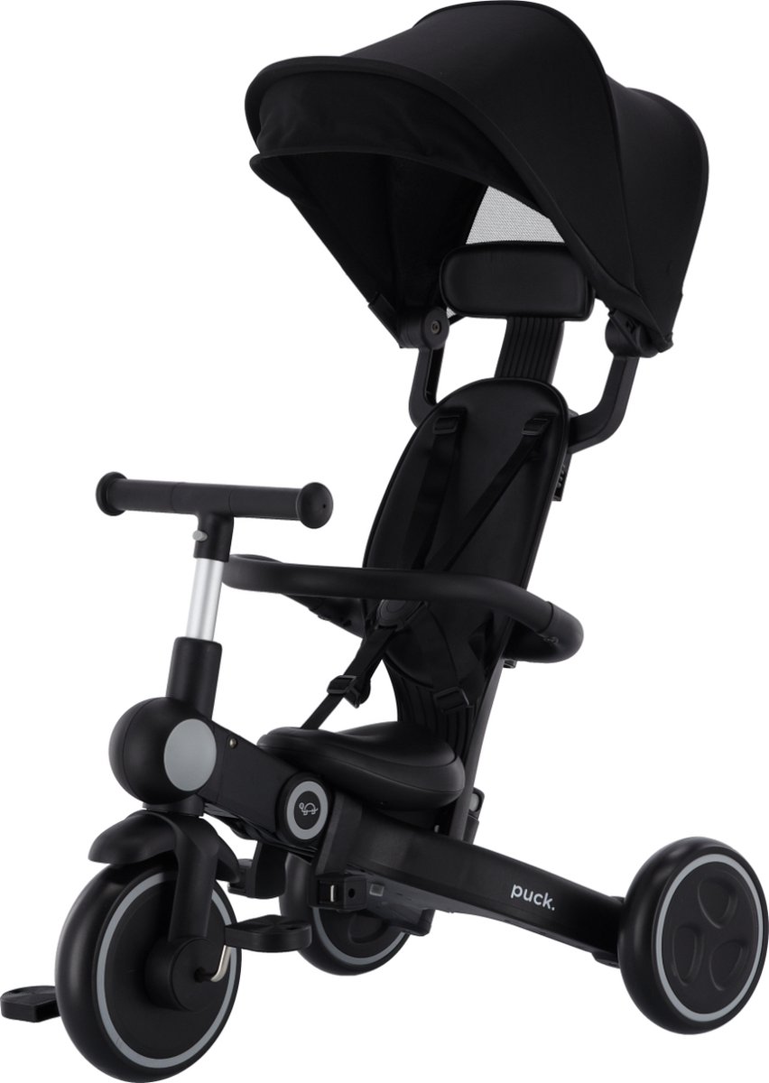 Puck Multifunctionele Driewieler - Zwart (1114582025678)