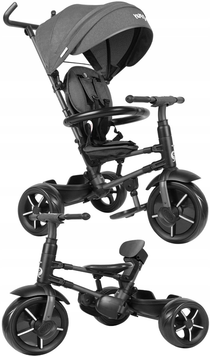 Qplay Driewieler: Groeit Mee Met Uw Vriendelijk, veilig en comfortabel (5905908601258)